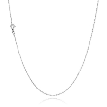 Billede af Kæde anker facet 14kt hvg t 0,40 45cm