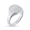 Billede af Herrering massiv lukket bund, plade antik facon 14*12,5mm 925 s.