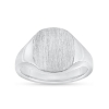 Billede af Herrering massiv lukket bund, plade antik facon 14*12,5mm 14 kt. hvg.