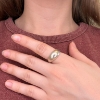 Billede af Båndring massiv u/sten 14 kt. hvg.