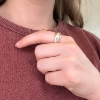 Billede af Båndring massiv u/sten 14 kt. hvg.