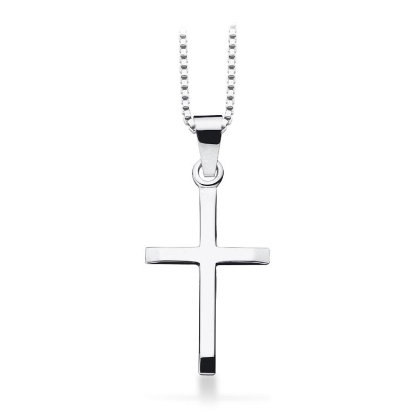 Billede af Scrouples Kors vedhæng 20 x 13 mm. sølv