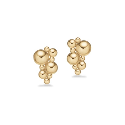 Billede af Scrouples Øreringe kugler sølv fg.