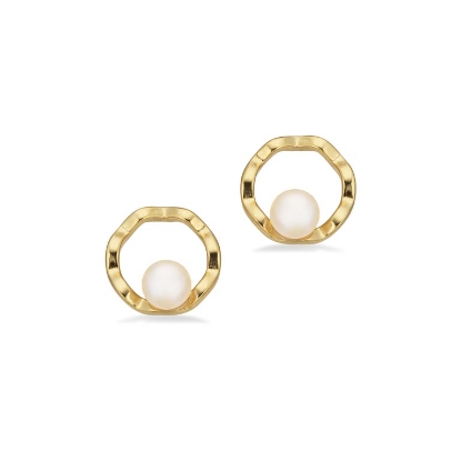 Billede af Scrouples Øreringe cirkel fkp. sølv fg.