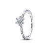 Billede af Pandora Funklende Blomst ring sølv m. cz (str. 58)