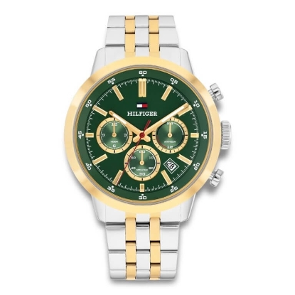 Billede af Tommy Hilfiger Kent herreur stål gulddoublé 5bar 43mm