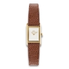Billede af Daniel Wellington Bound Mini Gold dameur stål brun læderrem 3bar 17mm