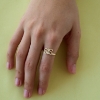 Billede af Maria Black 'SIS Collet' ring forgyldt sølv (str. 56)