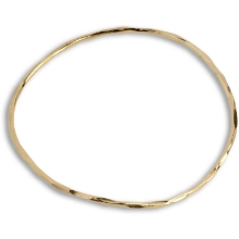 Billede af ENAMEL Copenhagen Organic Arena armring forgyldt sølv (60 mm)