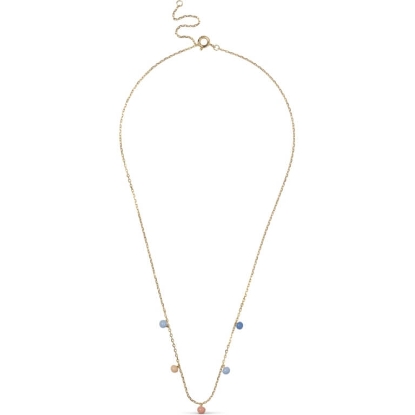 Billede af ENAMEL Copenhagen Theresia halskæde forgyldt sølv m. emalje (40+5cm)