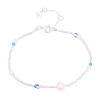 Billede af Hultquist Baily armbånd sølv m. perler (17+3 cm)