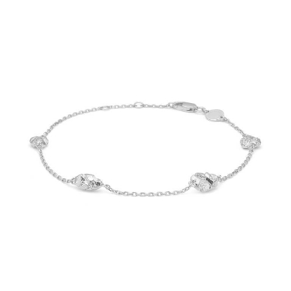 Billede af Studio Z "Element" armbånd sølv (16-18 cm)
