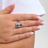 Billede af Studio Z "Liora" ring sølv m. cz (str. 50-60)