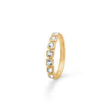 Billede af Studio Z "Elera Small" ring forgyldt sølv m. cz (str. 52)