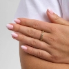 Billede af Studio Z "Elera Small" ring forgyldt sølv m. cz (str. 60)