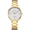 Billede af Bering Classic Diamond dameur stål gulddoublé 34mm 10bar
