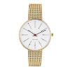 Billede af Arne Jacobsen ur - Bankers - hvid 34mm
