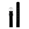 Billede af Arne Jacobsen Sort Læderrem (14 mm) - 30 mm ur