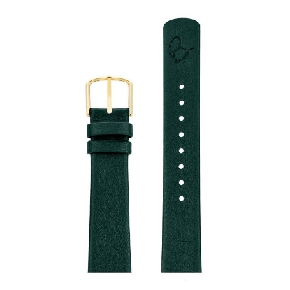Billede af Arne Jacobsen Grøn Læderrem (16 mm) - 34 mm ur