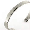 Billede af Armring åben i bund firkantet  rekt. tråd br. 6,5* tyk. 2,0 mm. 14 kt. hvg.
