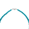 Billede af Jane Kønig Bead Anklet Turquoise ankelkæde sølv (23 cm)
