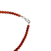 Billede af Jane Kønig Bead Anklet Coral ankelkæde sølv (23 cm)