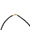 Billede af Jane Kønig Bead Necklace Onyx halskæde forgyldt sølv (41 cm)
