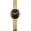 Billede af Bering Classic Oval dameur stål gulddoublé 20mm 3bar