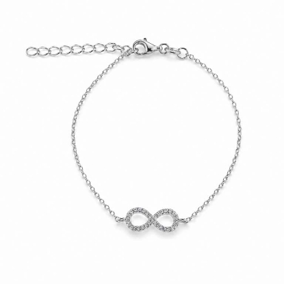 Billede af Belladi "Alva" armbånd sølv m. cz (16+3 cm)