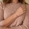 Billede af Belladi "Juliane" armbånd forgyldt sølv m. cz (16+3 cm)