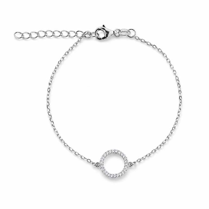 Billede af Belladi "Gloria" armbånd sølv m. cz (16+3 cm)