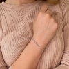 Billede af Belladi "Elina" armbånd sølv m. cz (16+3 cm)