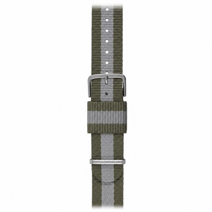 Billede af *Lars Larsen Watches Nato urrem armygrøn/grå 20mm