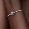 Billede af Pandora Openwork Svømmende Fisk charm sølv m. emalje