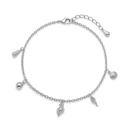 Billede af Aqua Dulce Costa Anklet ankelkæde sølv (22 + 4 cm)
