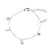 Billede af Aqua Dulce Costa armbånd sølv (17+3 cm)