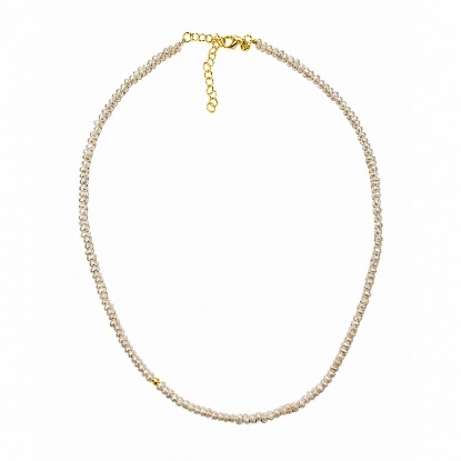 Billede af Aqua Dulce Love Pearls halskæde forgyldt sølv m. fvp (40 + 5 cm)
