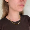 Billede af Belladi "Isabella" halskæde forgyldt sølv (35+8 cm)