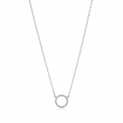 Billede af Belladi "Mira" halskæde sølv m. cz (40 + 5 cm)