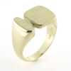 Billede af Herrering massiv lukket bund, plade 17*11,5mm.