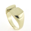 Billede af Herrering massiv lukket bund, plade 17*11,5mm.