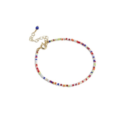 Billede af ENAMEL Copenhagen Petra Boho armbånd forgyldt stål (15+4cm)