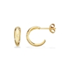Billede af Scrouples Halvcreoler cubic zir. 8 kt.