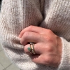 Billede af Scrouples Ring aventurin 8 kt.