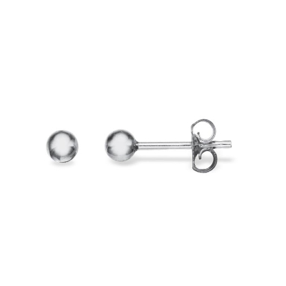 Billede af Scrouples Ørepynt kugle 3 mm. sølv