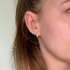 Billede af Belladi "Lara" øreringe sølv m. cz