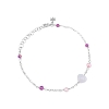 Billede af Susanne Friis Bjørner Armbånd sølv m. fvp + sten (16-20 cm)