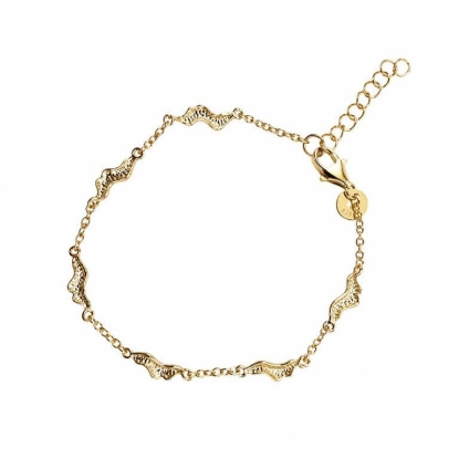 Billede af Aqua Dulce Tari armbånd forgyldt sølv (17+3 cm)