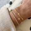 Billede af Aqua Dulce Tari armbånd forgyldt sølv (17+3 cm)