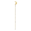 Billede af Jane Kønig Half Moon Chain Stud ørering forgyldt sølv (1 stk) - Højre